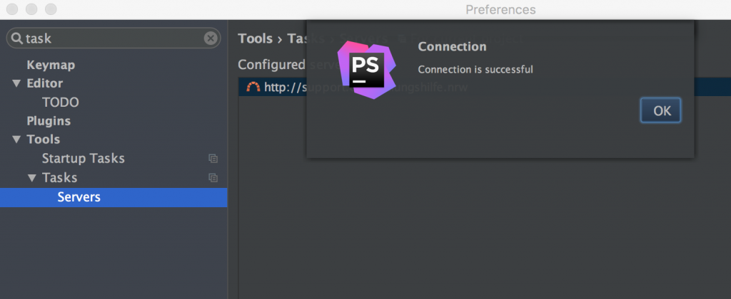 PhpStorm mit dem Ticketsystem Redmine